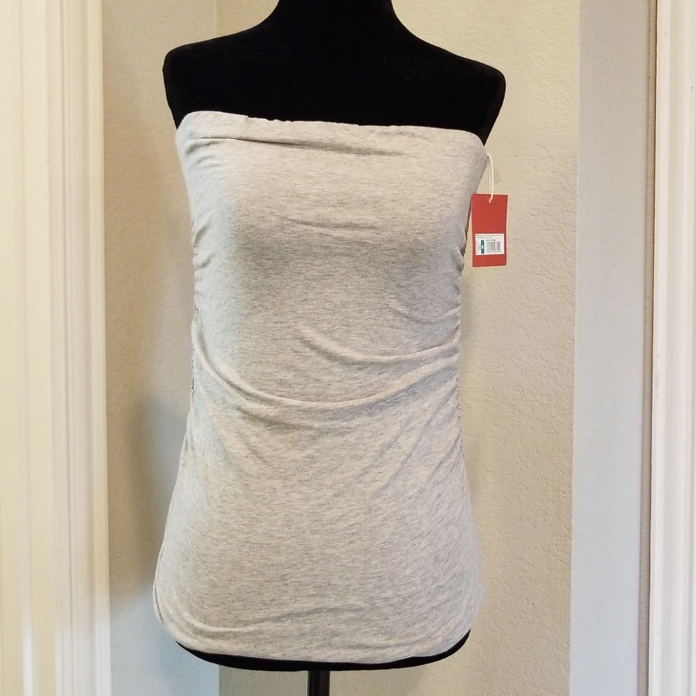 NWT Mossimo Women's MD Grey Halter Top